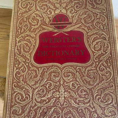 Vintage Webster's New Twentieth Century Dictionary – Unabridged Deluxe Edition – Decorative Spine