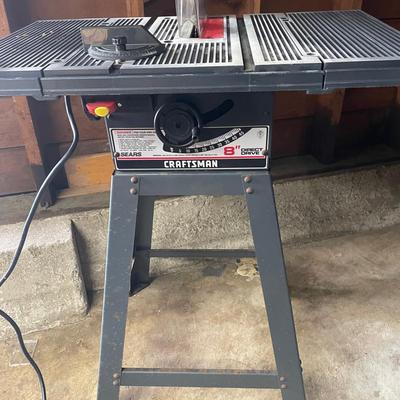 Craftsman 8" Table Saw – Direct Drive – With Stand – Great Condition!
