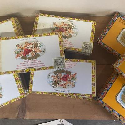 Colorful and Bright Cigar Boxes