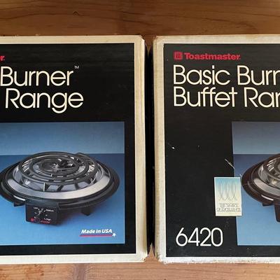 (2) Toastmaster Basic Buffet Range Hot Plates – Model 6420