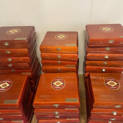 47 Diamond Crown ‑ Wood Cigar Boxes