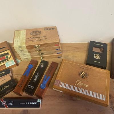 Cigar Boxes - Various Brands and Sizes