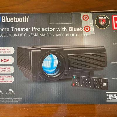 New RCA RPJ107 Bluetooth Home Theater Projector with Remote (Open Box)