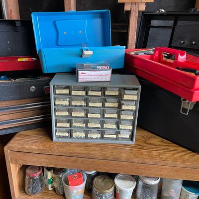 Mystery Tool Lot – Vintage Hand Tools, Storage Drawers, Toolboxes & Hardware