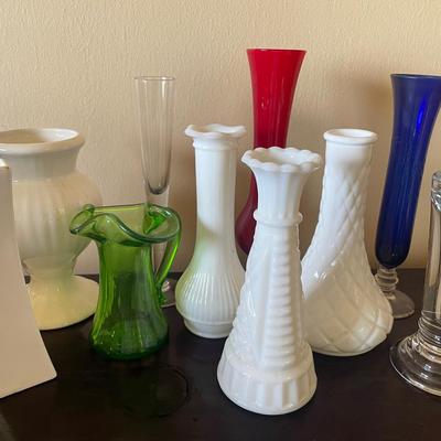 Vintage & Mid-Century Glass and Ceramic Vases