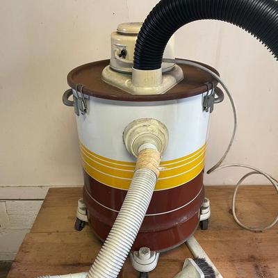 Vintage Shop Vac Canister Vacuum – Heavy Duty Workshop Cleaner – Retro Craftsman/Sears