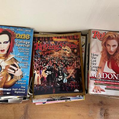 Vintage Rolling Stone Magazine Lot – Iconic Covers, Music Legends, 90s–2000s Pop Culture