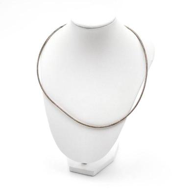 Sterling Silver 925 Omega Chain Necklace