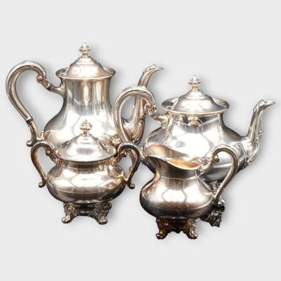 Reed & Barton “Regent” Silver Plate Tea Set, 4 Pieces