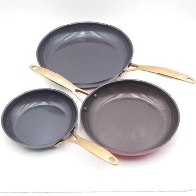 GreenPan Set of 3 Non-Stick Cooking Pans