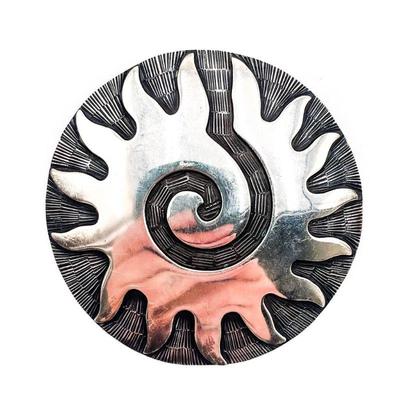 CII Mexico .925 Silver Sun Design Brooch/Pendant