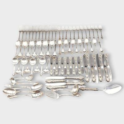 Reed & Barton Sterling Silver 90-Piece Flatware Set