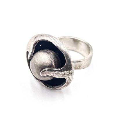 Tasco Sterling Silver Sculptural Ring, Size 6