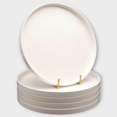 Heller White Stacking Plates, 5-Piece Set