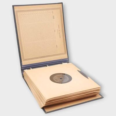 Binder of 16 Vintage Vinyl Records, Various Labels