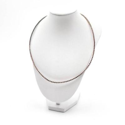 Milor Italy 925 Sterling Silver Twist-Chain Necklace