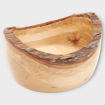 Natural Edge Hand-Turned Wooden Bowl