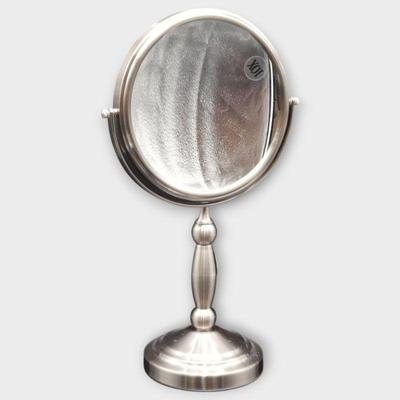 2-Sided Tabletop Make-Up Mirror with Pedestal