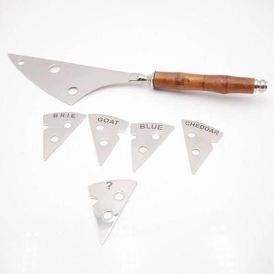 6-Piece Cheese Knife Set with Bamboo Handle