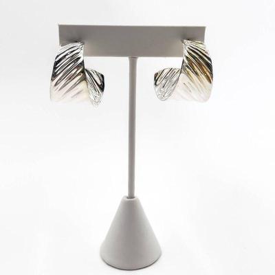 RLM Studio 925 Silver Hoop Earrings