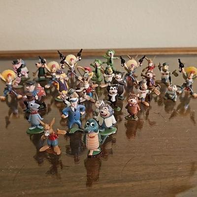 Rare Vintage Hand Painted Mini Figures- Disney, Looney Tunes, MARX, Hana Barbera
