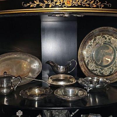Assorted Vintage Silverplate Serveware