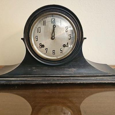 Antique Tambour Mantle Clock