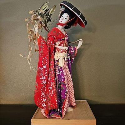 Vintage Hand Crafted Japanese Geisha Doll