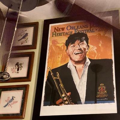Posters, framed art