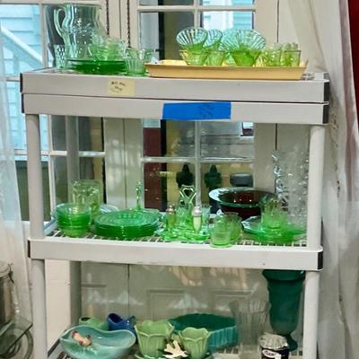 Green glassware