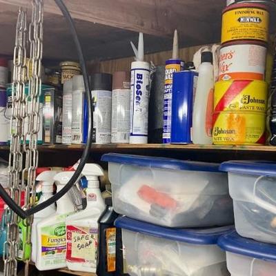 Caulk, waxes, 