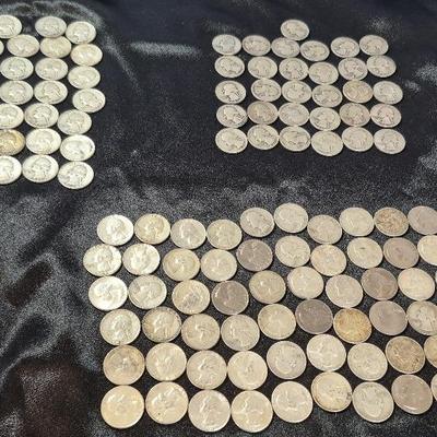 Coin Quarters 1930-1940-1950-1960's