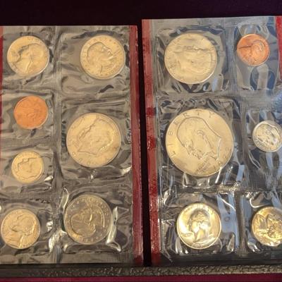 1973 & 1980 Uncirculated Coin Set 
