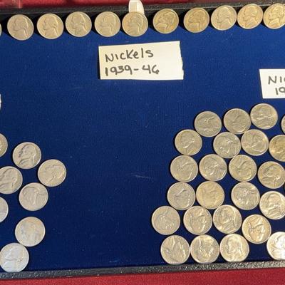 Coin Nickles 1939-46, Nickles 1995, Recent Nickels 
