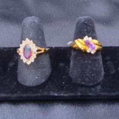 Costume Rings With Precious Stones