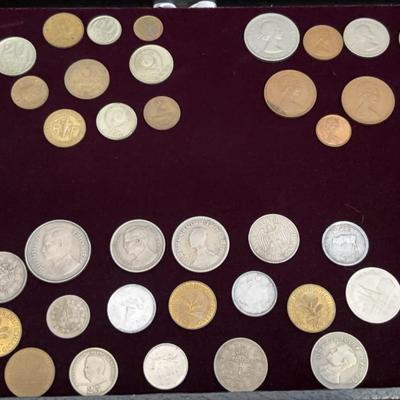 Coins Around The World Africa, Russia, British, Philippine, Thailand 