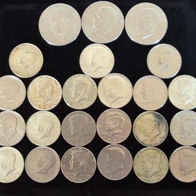 1965-1987 Kennedy Half Dollars 1974 Eisenhower One Dollar Coins