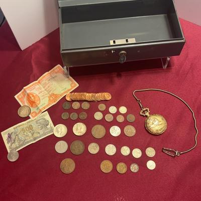Coins And Watch