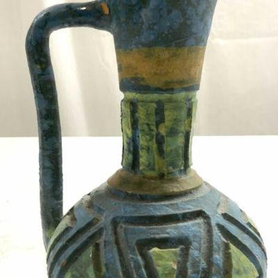 Vintage Hand Crafted Ceramic Ewer
