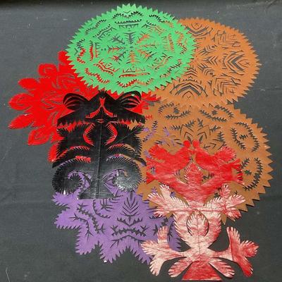 Group Polish Folk Art Rooster & Star Cut Outs
