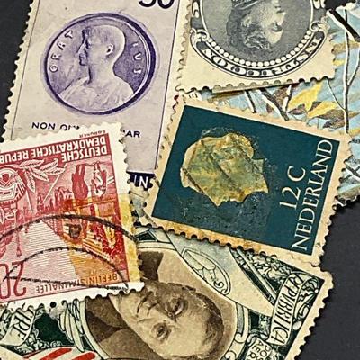 Group Lot 50+ Vintage Stamps & Ephemera
