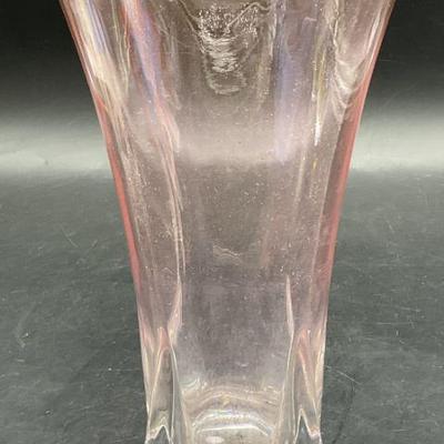 FTD Pink Art Glass Vase
