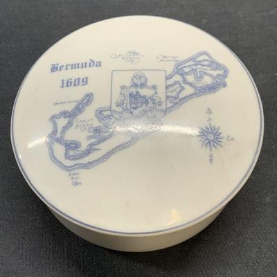 Islands of Bermuda Porcelain Trinket Box
