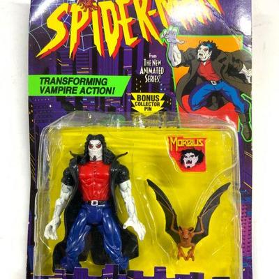 TOY BIZ SPIDERMAN MORIBUS Action Fig In Pack 1995
