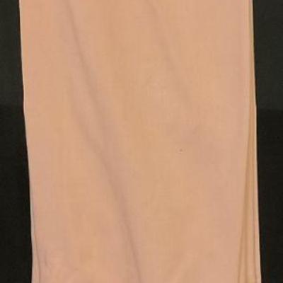 Round Pink Fabric Tablecloth
