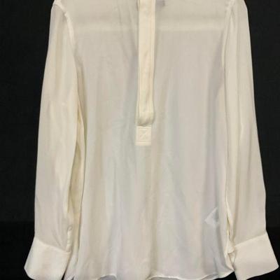 POLO RALPH LAUREN Sheer White Buttoned Blouse
