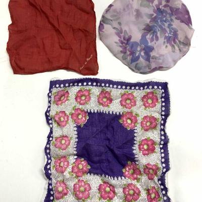 Lot 3 Handkerchiefs & More POUR VE ROUGE+
