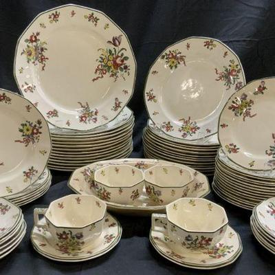 ROYAL DOULTON OLD LEEDS SPRAYS Porc Set 65
