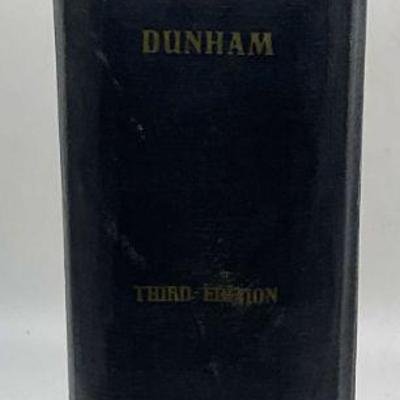1940 Military Preventive Medicine by Dunham Book
