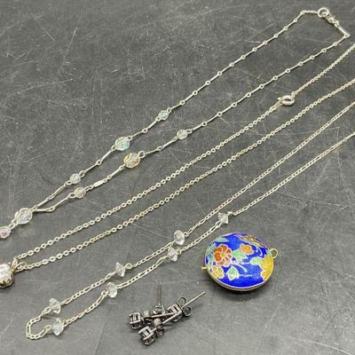 Lot 6 Necklaces, Earrings & Pendant, ROBERT ROSE +
